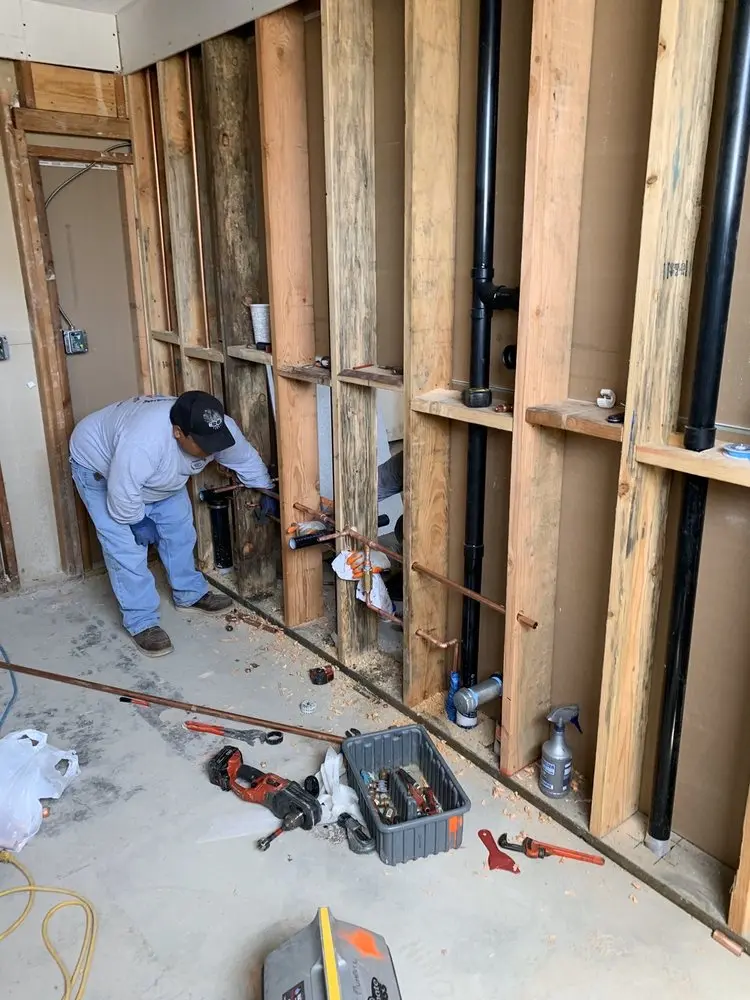 Commercial rough-in plumbing for Gas Line Repair in Spring Lake Park